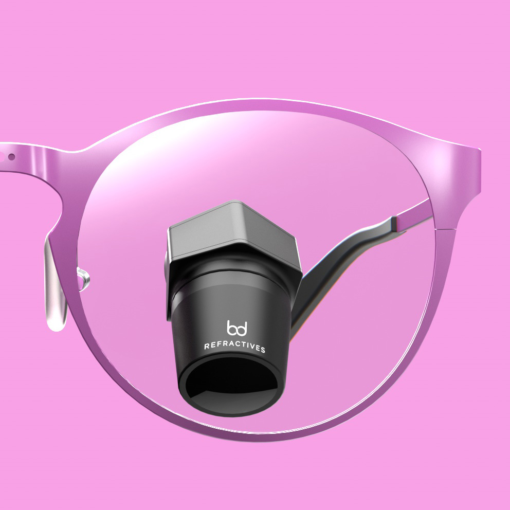 London Pink 2.9x Refractives Right Lens