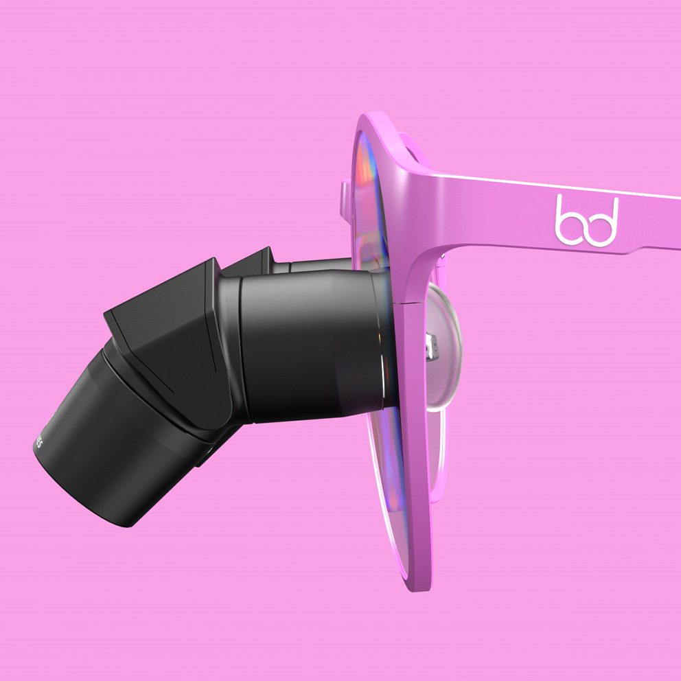 London Pink 2.9x Refractives Side